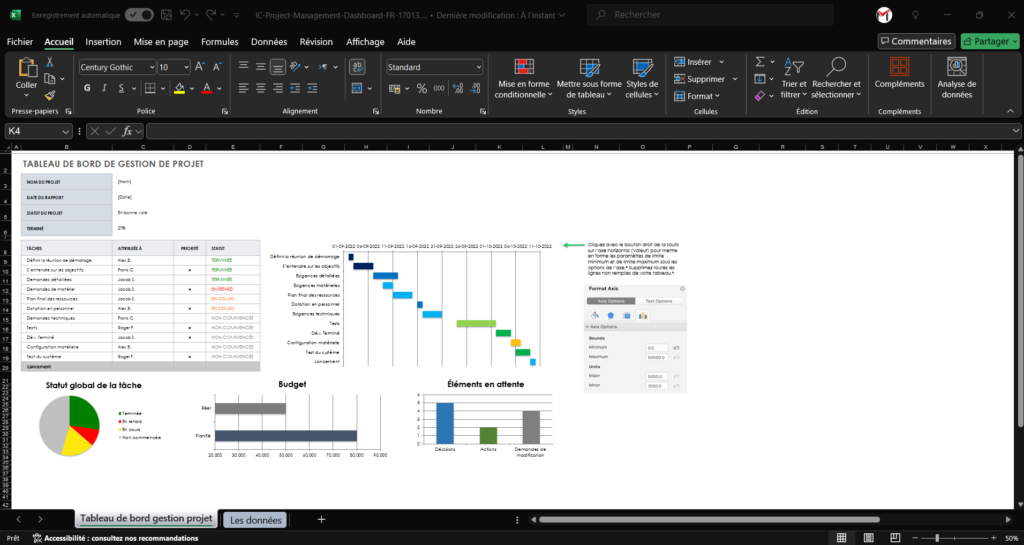 Télécharger: IC Project Management Dashboard - Guide Complet Le tableau de bord de gestion de projet IC est un outil puissant. Il améliore la productivité et l'efficacité des équipes. Il permet de gérer les projets de manière efficace et efficiente. Les entreprises peuvent télécharger: IC-Project-Management-Dashboard pour un outil de suivi complet et personnalisable. Les project dashboard templates sont très utilisés. Ils sont appréciés par les entreprises et les gestionnaires de projet réussis. Les statistiques montrent que beaucoup d'organisations utilisent des modèles de planification de projet. Ils sont utilisés pour la planification et la gestion de tâches. Les tableaux de bord de gestion de projet aident à la croissance et à l'amélioration annuelle de l'organisation. Ils permettent de planifier, de suivre et de contrôler. Le téléchargement: IC-Project-Management-Dashboard peut aider les entreprises. Il peut améliorer leur gestion de projet et augmenter leur productivité. Principaux points à retenir Le tableau de bord de gestion de projet IC est un outil puissant pour améliorer la productivité et l'efficacité des équipes. Les entreprises peuvent télécharger: IC-Project-Management-Dashboard pour bénéficier d'un outil de suivi de projet ic complet et personnalisable. Les project dashboard templates sont largement utilisés par les entreprises et les gestionnaires de projet réussis. Les statistiques montrent que la proportion d'organisations utilisant des modèles de planification de projet pour la planification et la gestion de tâches est importante. Le téléchargement: IC-Project-Management-Dashboard peut aider les entreprises à améliorer leur gestion de projet et à augmenter leur productivité. Présentation du IC Project Management Dashboard Le logiciel de gestion de projet ic vise à booster la productivité des entreprises. Il est facile à utiliser, ce qui aide les utilisateurs à gérer leurs projets efficacement. Il donne une vue d'ensemble des projets, aidant les gestionnaires à prendre de meilleures décisions. Le ic project dashboard permet de suivre les tâches, les délais, les coûts et les ressources. Cela aide les équipes à travailler ensemble et à partager des infos en temps réel. L'outil est aussi personnalisable pour répondre aux besoins de chaque projet. L'utilisation de l'ic project management tool apporte de nombreux avantages. Elle améliore la communication entre les équipes, réduit les délais et augmente la productivité. Elle offre aussi une vue d'ensemble des projets, aidant à prendre des décisions éclairées et à gérer les risques. En bref, l'ic project dashboard est un outil essentiel pour la gestion de projet. Il offre une interface facile, des options personnalisables et une vue complète des projets. Avec lui, les entreprises peuvent booster leur productivité, réduire les coûts et être plus efficaces. Comment Télécharger: IC-Project-Management-Dashboard Le téléchargement de la plateforme de gestion de projet IC est facile et rapide. Vous pouvez télécharger gratuitement pour explorer ses fonctionnalités. Avant de commencer, vérifiez les prérequis techniques pour une installation sans souci. Les prérequis incluent une connexion internet stable et un système d'exploitation compatible. Après avoir vérifié, vous pouvez télécharger la plateforme. Le téléchargement sécurisé ne prend que quelques minutes. IC Project assure la sécurité de vos données avec des mesures avancées. Les sauvegardes quotidiennes, le chiffrement SSL et les centres de données TIER-3 protègent vos informations. La plateforme est flexible, utilisable en ligne ou hors ligne selon vos besoins. Voici comment télécharger la plateforme de gestion de projet IC : Vérifiez les prérequis techniques Procédez au téléchargement de la plateforme Installez la solution de gestion de projet IC Configurez la plateforme selon vos besoins En suivant ces étapes, vous aurez accès à une plateforme sécurisée et complète. Profitez du téléchargement gratuit pour découvrir ses fonctionnalités. Assurez-vous de mettre à jour régulièrement la plateforme pour profiter des dernières améliorations. Configuration et Mise en Place Après le téléchargement direct du IC Project Management Dashboard, il faut bien le configurer. IC Project propose des plans pour 3 à 50 utilisateurs, avec des options variées. Cela aide les équipes à trouver le bon plan pour elles. Il est crucial de penser aux projets en ligne et au suivi des tâches à gérer. Une bonne configuration booste la productivité et la collaboration. Les équipes obtiennent une vue claire de leurs projets en ligne et peuvent suivre les tâches en direct. En suivant ces étapes, les équipes peuvent vite utiliser le IC Project Management Dashboard. Elles gèrent ainsi leurs projets en ligne et améliorent leur suivi des tâches. Les fonctionnalités avancées de l'outil aident à être plus productifs et à collaborer mieux, essentiels pour réussir. Fonctionnalités Avancées du Tableau de Bord Le tableau de bord de gestion de projet améliore la gestion des projets. Il permet de suivre les projets en temps réel. Cela donne une vue complète sur l'avancement des tâches et des objectifs. Il aide aussi à mieux utiliser le personnel et les ressources. C'est crucial pour une gestion de projet réussie. Les fonctionnalités avancées incluent la gestion des ressources et les rapports. La gestion des ressources aide à contrôler les ressources humaines et matérielles. Les rapports et analyses donnent une vue d'ensemble de l'avancement du projet. Le tableau de bord est essentiel pour les gestionnaires de projet. Il leur permet de prendre des décisions éclairées et de gérer efficacement leurs projets. Voici quelques-unes des fonctionnalités avancées du tableau de bord : Suivi des projets en temps réel Gestion des ressources Rapports et analyses Ces fonctionnalités rendent le tableau de bord indispensable pour les gestionnaires de projet. Le logiciel et l'outil de gestion de projet sont clés pour une gestion efficace. Conclusion: Optimisez Votre Gestion de Projet avec IC Dashboard Le IC Project Management Dashboard est un outil puissant pour gérer les projets. Il a été lancé il y a quelques années et s'adapte bien aux différentes tailles d'organisations. Il offre des fonctionnalités comme le suivi en temps réel et la gestion des ressources. Ces outils aident les équipes à travailler mieux ensemble. Les entreprises qui utilisent bien ces outils économisent beaucoup d'argent. Elles gaspillent 28 fois moins d'argent que celles qui ne le font pas. Le IC Dashboard est facile à configurer et à personnaliser. Cela aide les chefs de projet à gérer leurs projets plus facilement. Ils ont les outils nécessaires pour réussir. Les chefs de projet doivent savoir communiquer, mener, organiser et résoudre des problèmes. Le IC Dashboard aide à centraliser ces compétences essentielles. Nous vous conseillons donc de télécharger le IC Project Management Dashboard. Il a des fonctionnalités comme le tableau de bord et la gestion financière. Cela vous aidera à atteindre vos objectifs de projet plus facilement.
