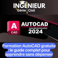 Formation AutoCAD gratuite : le guide complet pour apprendre sans dépenser