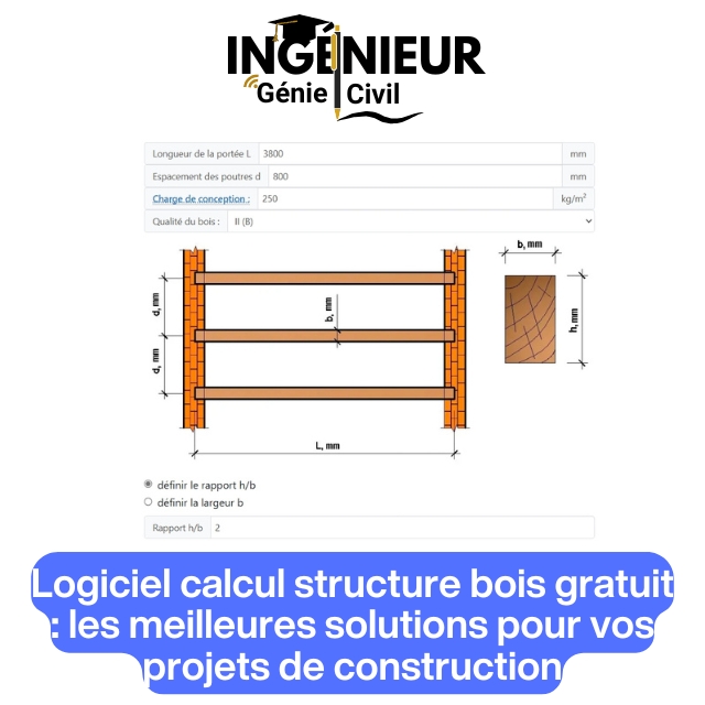 Logiciel calcul structure bois gratuit : les meilleures solutions pour vos projets de construction