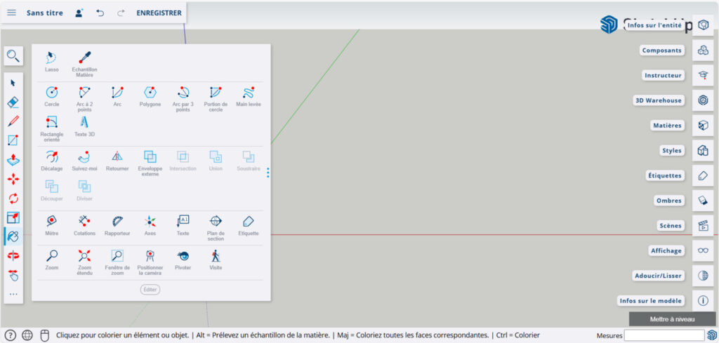 Page d'accueil du site officiel de SketchUp avec le bouton de téléchargement Page d'accueil du site officiel de SketchUp avec le bouton de téléchargement