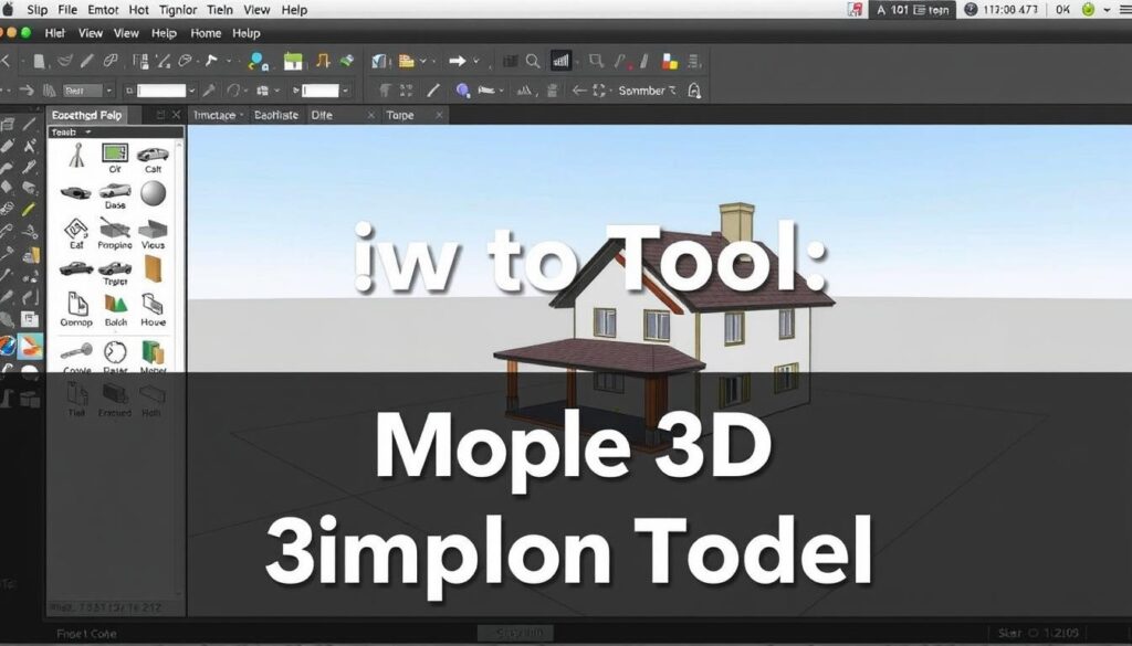 Utilisation des outils de base de SketchUp pour créer un modèle simple Utilisation des outils de base de SketchUp pour créer un modèle simple