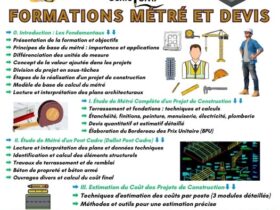 🎓 Formation Complète en Métré et Étude de Prix – Devenez un Expert du Chiffrage BTP ! 🎓