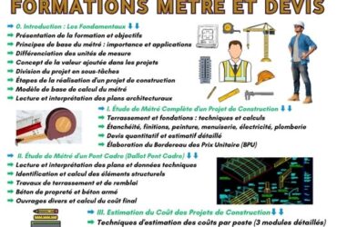 🎓 Formation Complète en Métré et Étude de Prix – Devenez un Expert du Chiffrage BTP ! 🎓