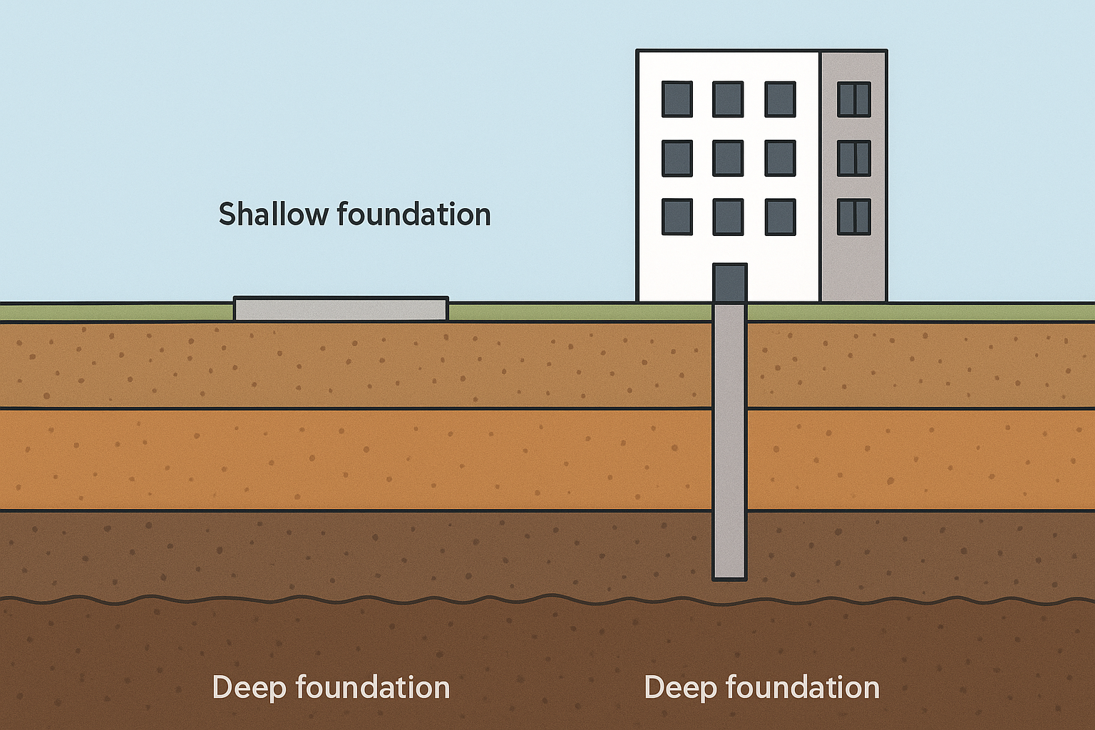 Geotechnical: Layers and Foundations