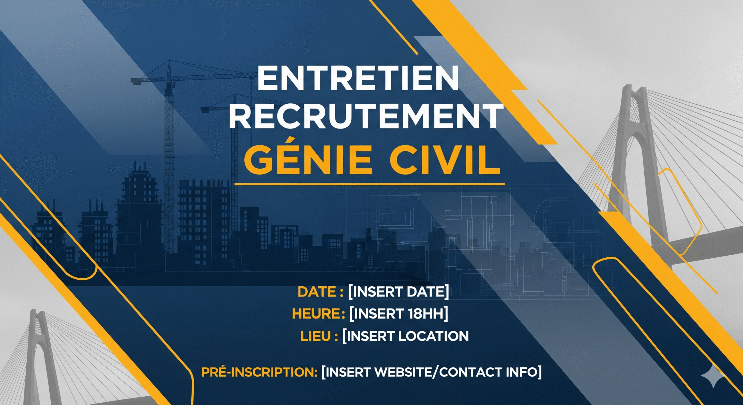 Recruteur interviewant un candidat en génie civil