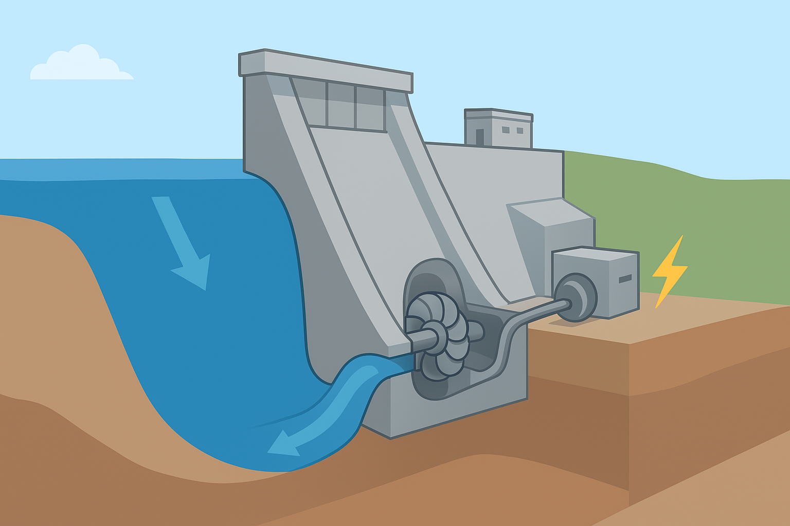Hydraulics The Water and Energy Cycle in a Dam
