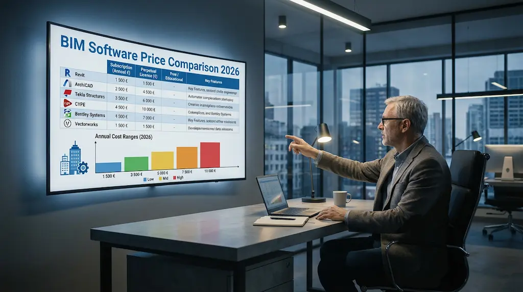 Logiciel BIM Prix : Comparatif 2026 des Meilleures Solutions