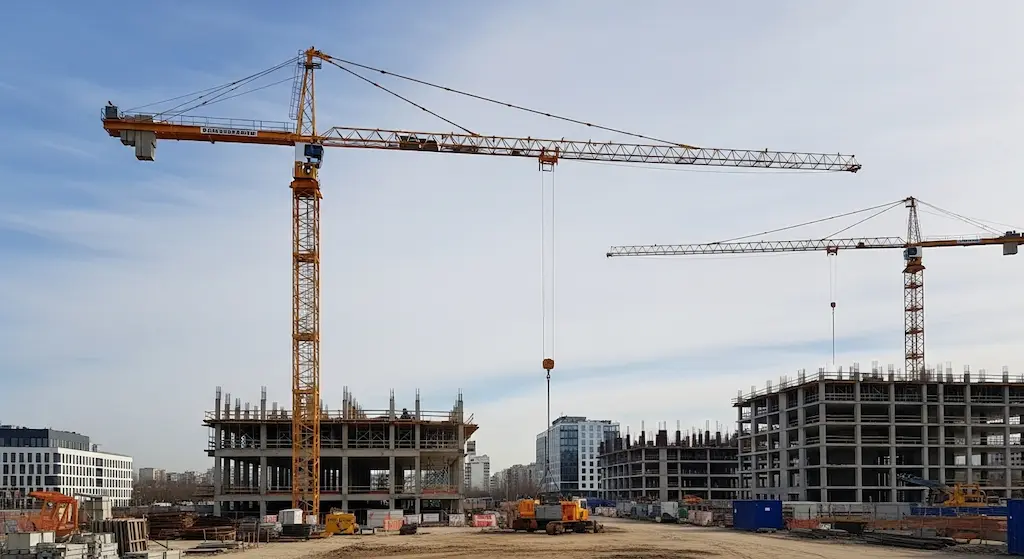 prix location grue tour, tarif grue chantier, coût location matériel levage, grue à tour 2026