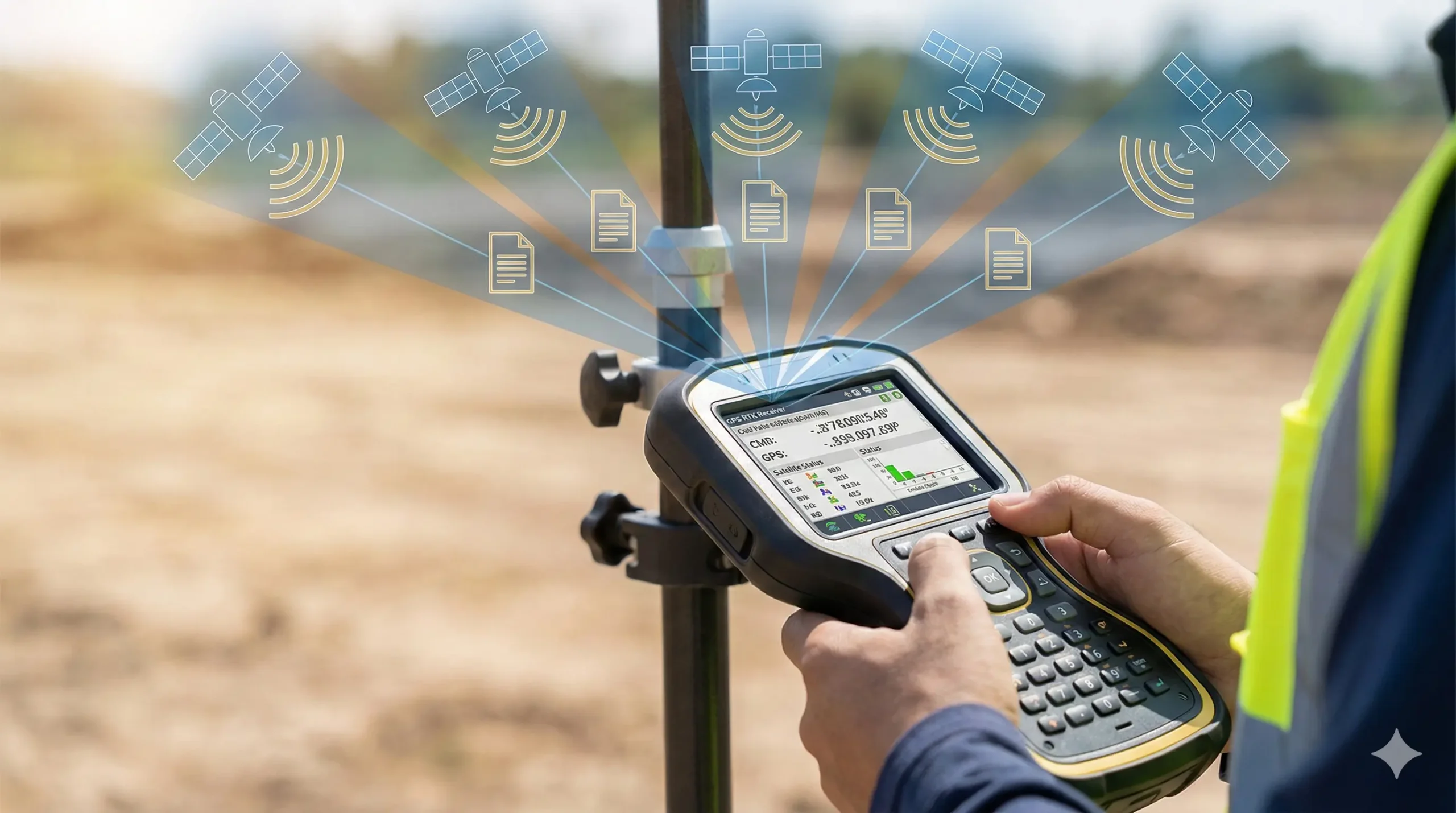 Récepteur et contrôleur GPS RTK