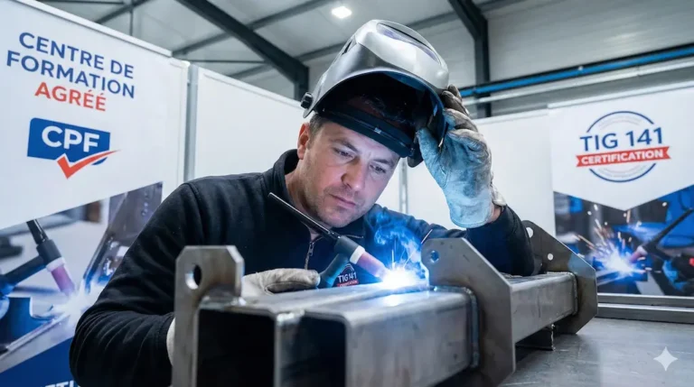 Formation soudeur certifié TIG et Tarif CPF 2026