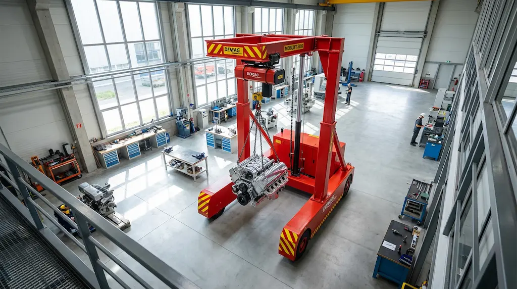 palan mobile professionnel pour charges lourdes