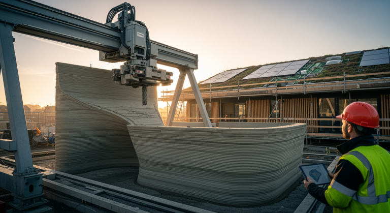 Avantages de l’impression 3D béton dans la construction durable 2026