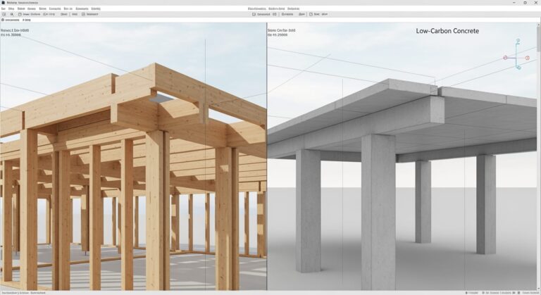 Béton vs bois RE2020 : Quel Matériau Choisir sous la RE2020 ? (Analyse 2026)