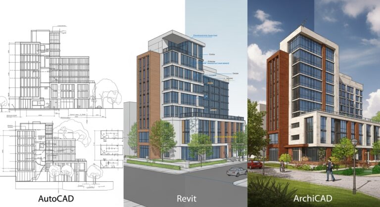 Comparatif AutoCAD vs Revit vs ArchiCAD : Lequel Choisir en 2026 ?
