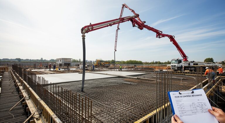 Fiche de Contrôle Bétonnage : Modèle Prêt à Télécharger (2026)