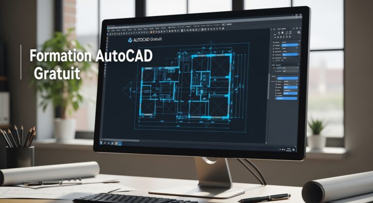 Formation AutoCAD Gratuit 2026 : Maîtrisez le Dessin Technique (Gratuit)