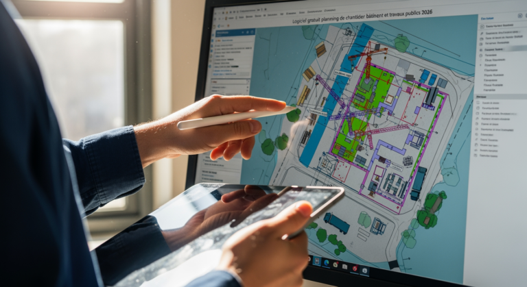 Logiciel gratuit planning de chantier bâtiment et travaux publics 2026 : Le guide pour optimiser vos projets
