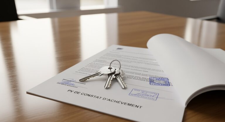 PV Constat Achèvement Travaux : PV de Constat d&rsquo;Achèvement des Travaux : Modèle Prêt à Télécharger (Update 2026)