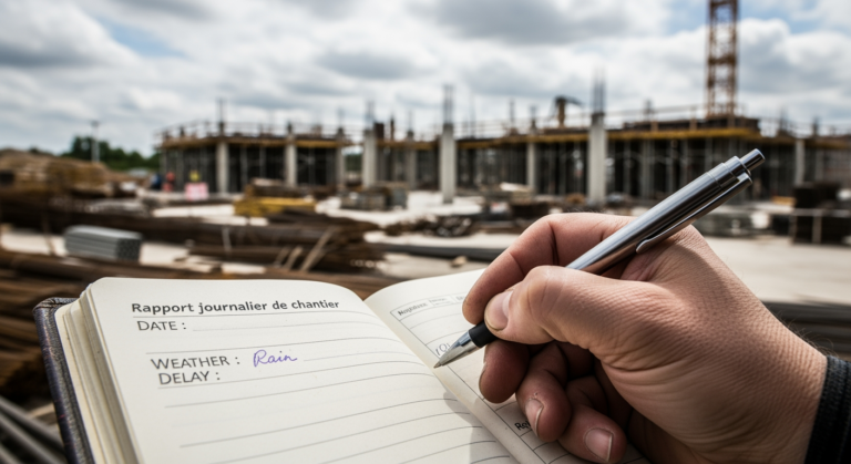 Rapport Journalier de Chantier : Pourquoi et Comment le Rédiger ? (Guide 2026)