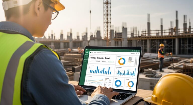 Suivi de chantier Excel : Application Excel de Suivi de Chantier BTP : Modèle Prêt à Télécharger (Update 2026)