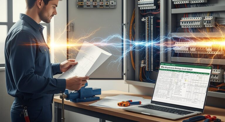 Bilan de puissance électrique Excel Gratuit 2026